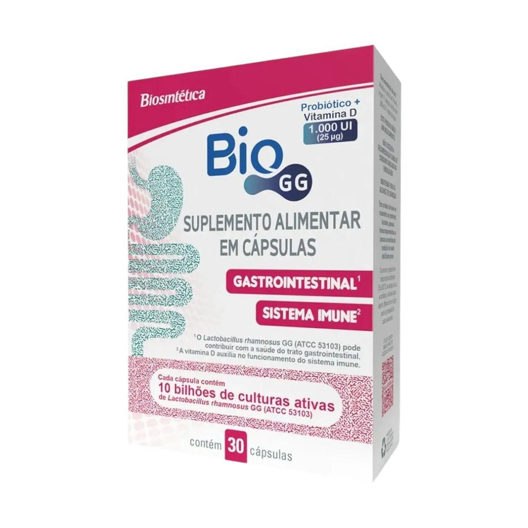 Suplemento Alimentar Bio Gg Lactobacillus Rhamnosus 30 Capsúlas