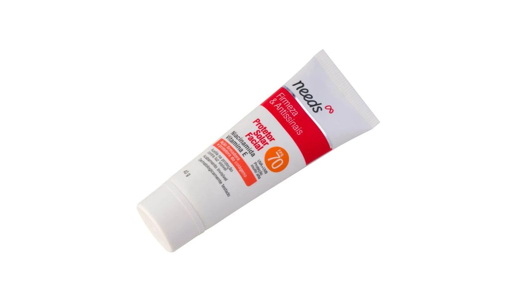 Protetor Solar Facial Needs Firmeza & Antissinais FPS 70 40g