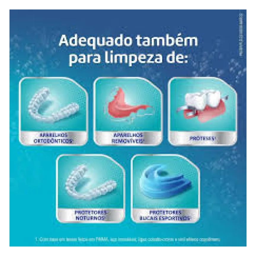 Corega Tabs Pastilhas de Limpeza Branqueador C/30 Pastilhas
