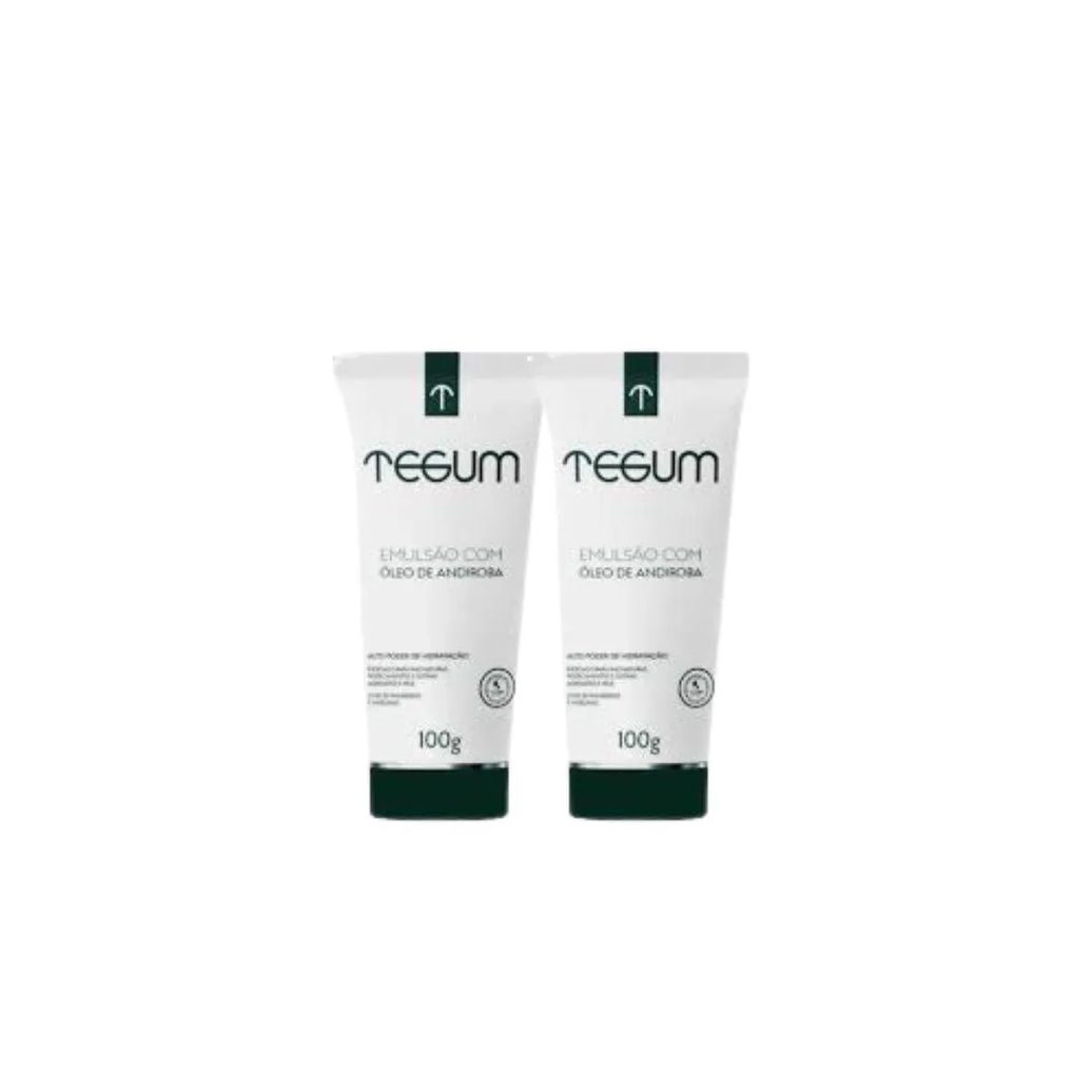 Kit C/2 Tegum Creme Hidratante com Óleo de Andiroba