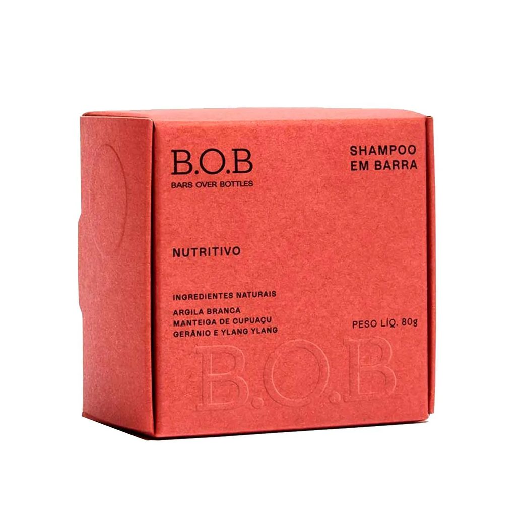 Shampoo em Barra B.O.B Nutritivo 80g