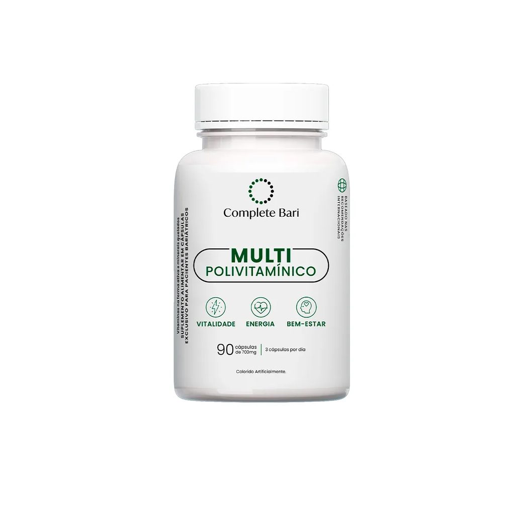Polivitamínico Complete Bari Multi Bariátricos 90 Cápsulas