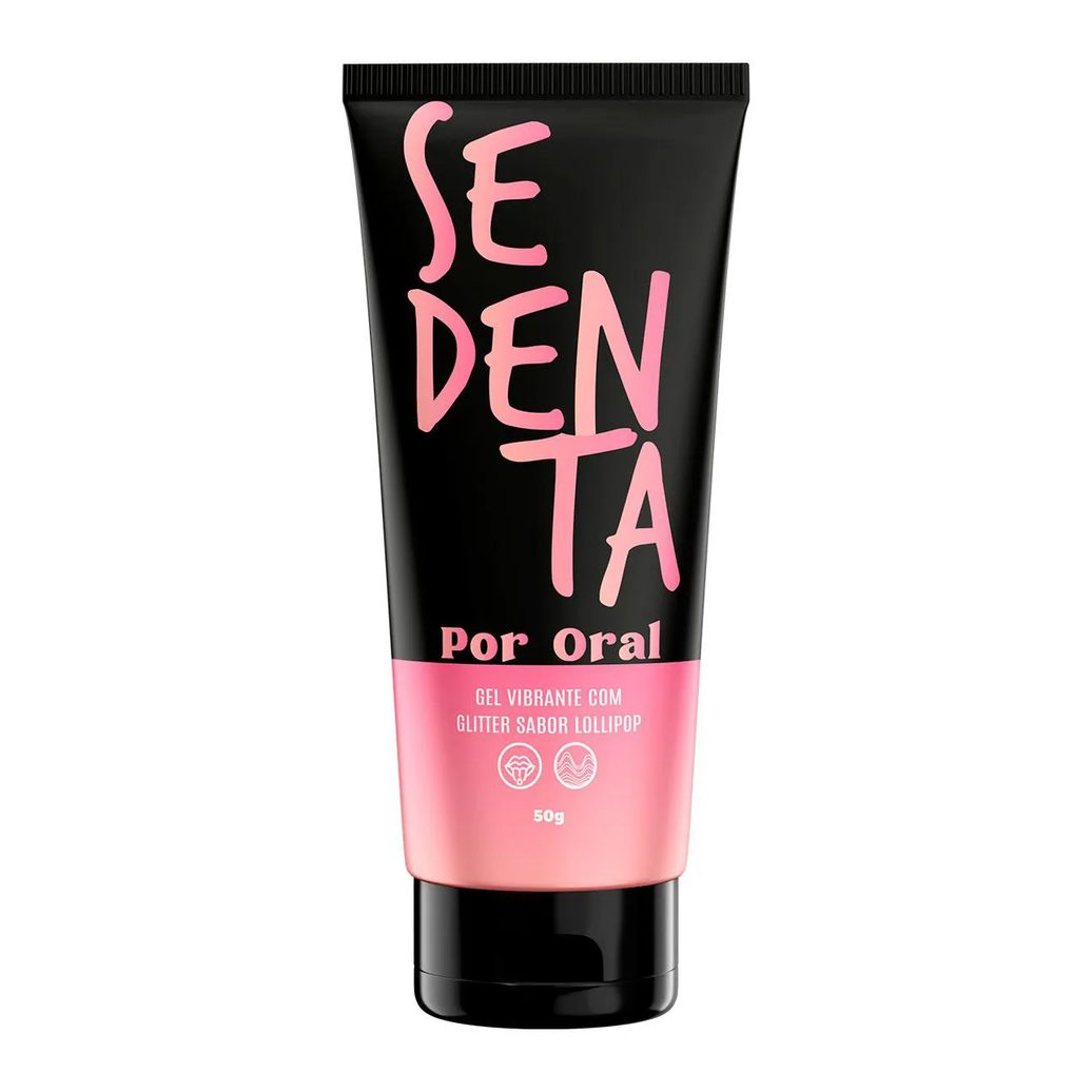 Gel Lubrificante Íntimo Sedenta por Oral Sem Açúcar 50g Lollipop