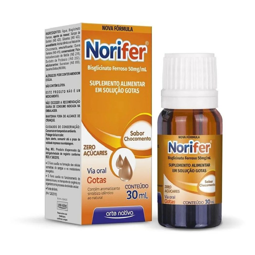 Norifer Solução 30Ml Chocomenta