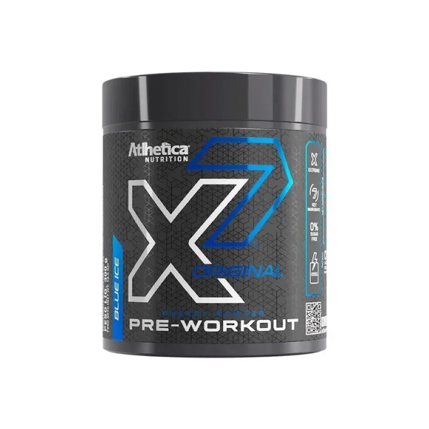 X7 Original Pre-Workout (300G) - Sabor: Blue Ice