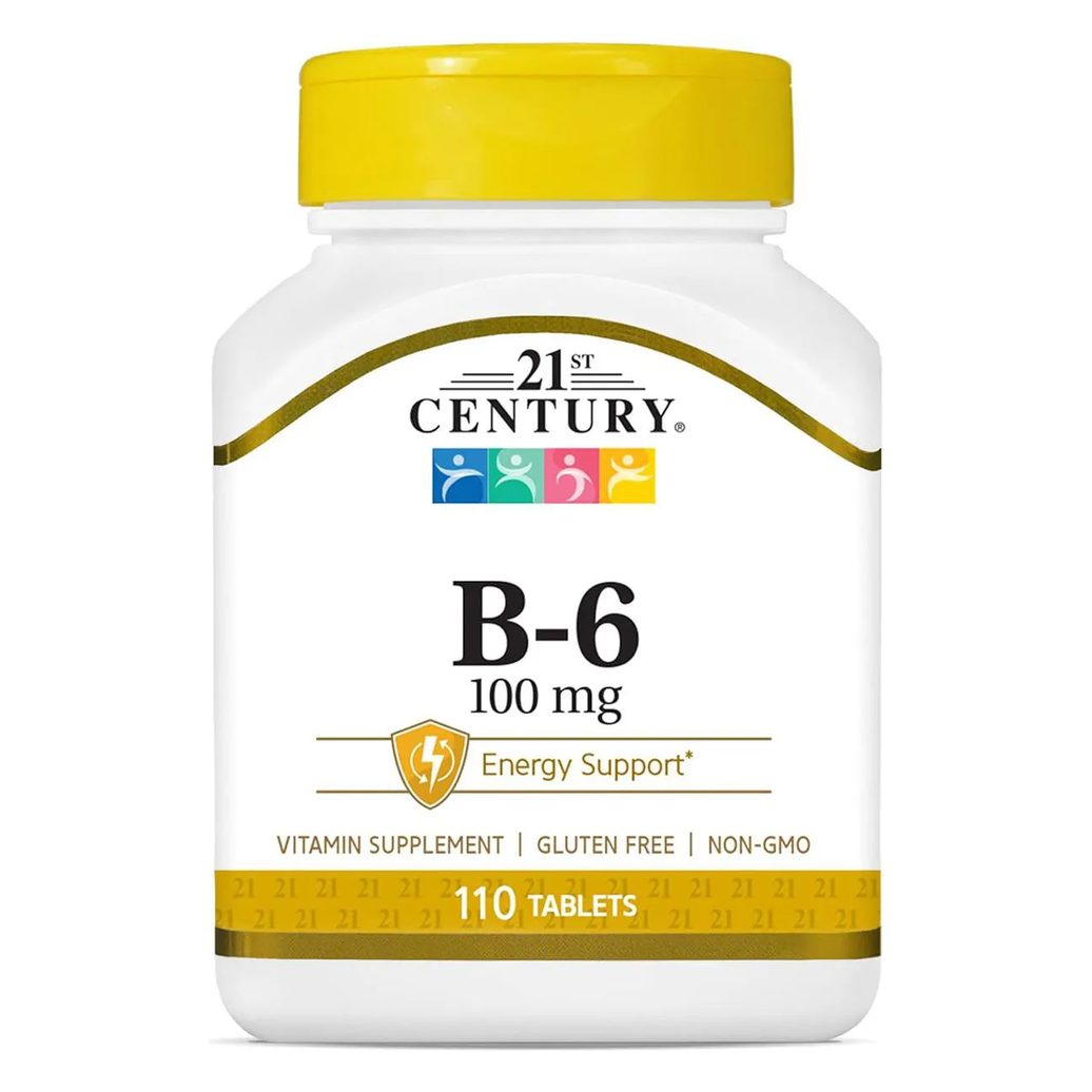 Vitamina B-6 100 Mg 110 comprimidos 21st Century