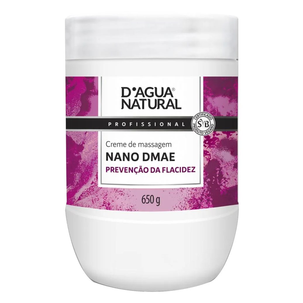 Creme de Massagem Corporal Nano Dmae 650g Dagua Natural