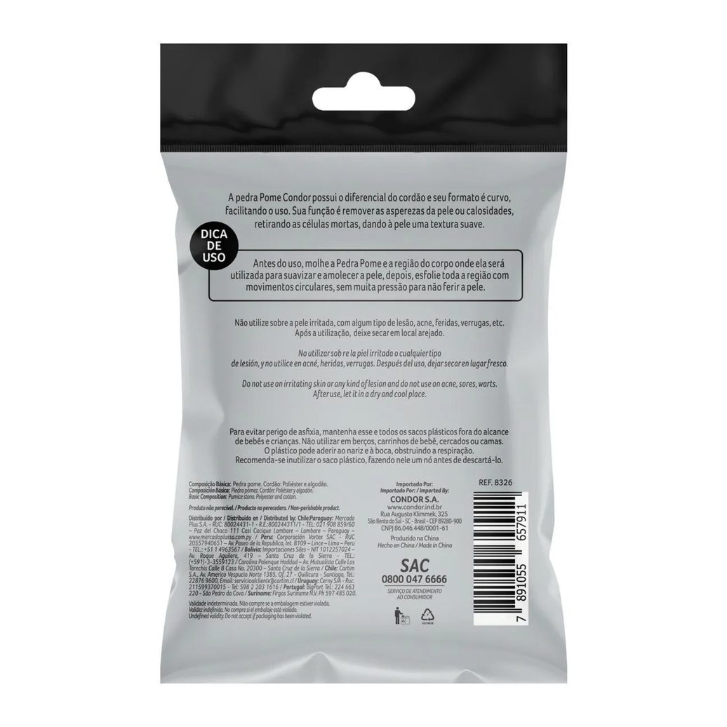 Pedra Pomes com Cordão Condor Spa