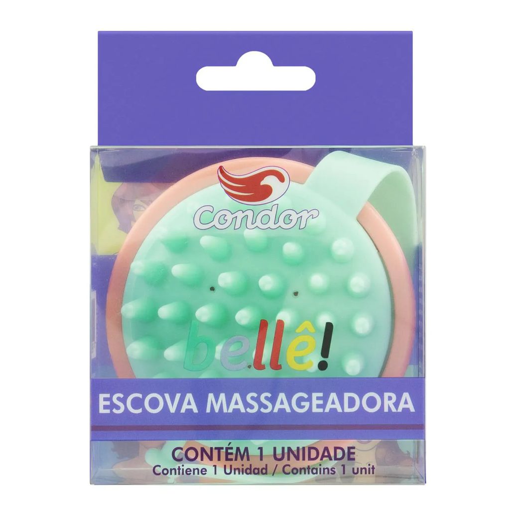 Escova Massageadora Capilar Condor Bellê!