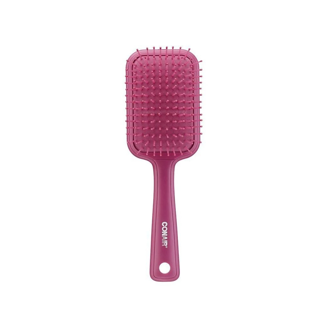 Conair Color Pops Pink Quadrada Escova de Cabelo Almofadada