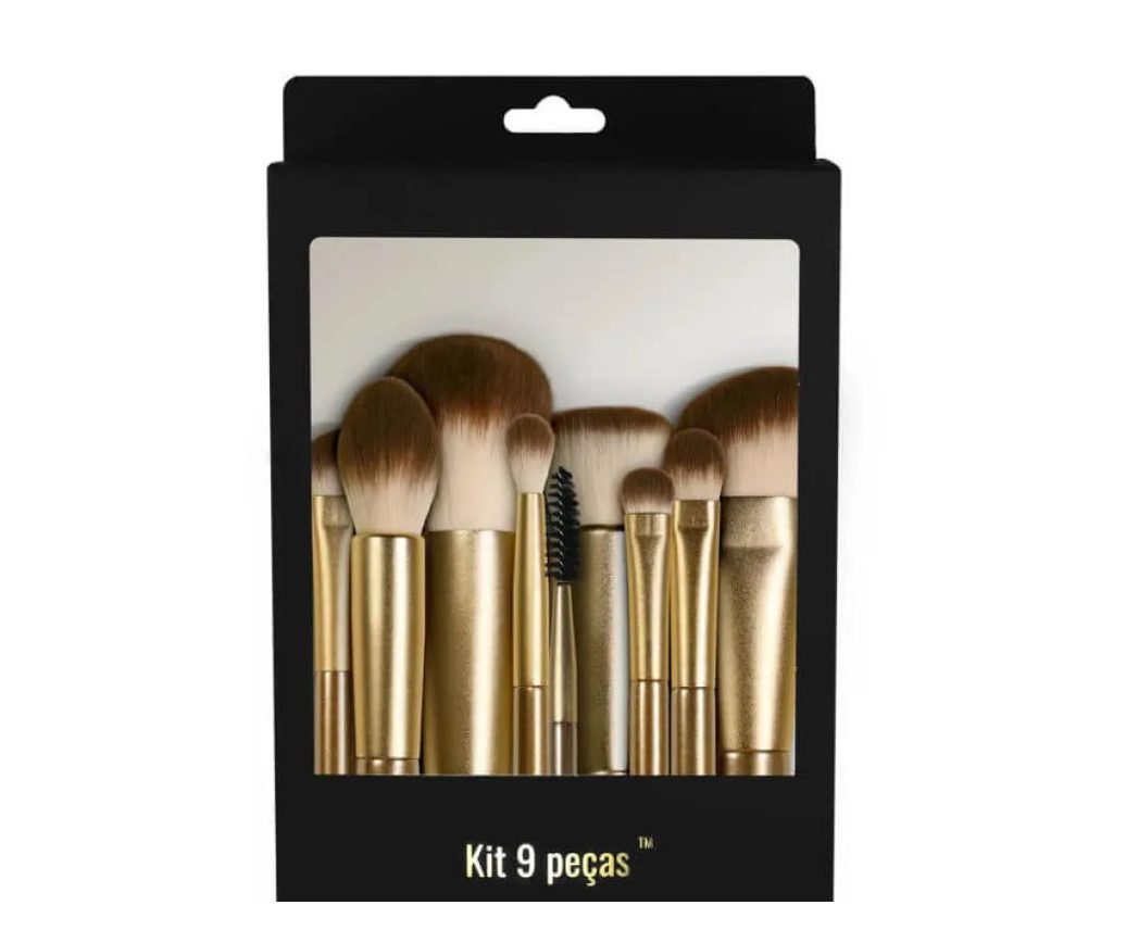 Kit 9 Pinceis Starting Pro - Daymakeup