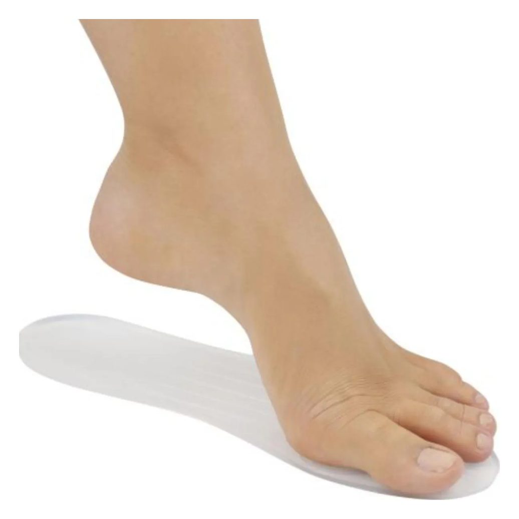 Palmilha de Silicone Ortopédica Anti - Impacto Esportiva Esportão Alívio Dores Ortho Pauher - 34 / 35