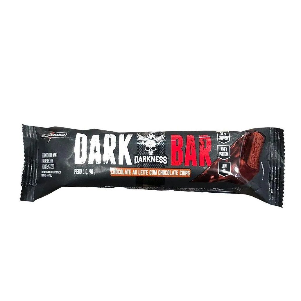 Dark Bar (90G) - Sabor: Chocolate Ao Leite C/ Choco Chips