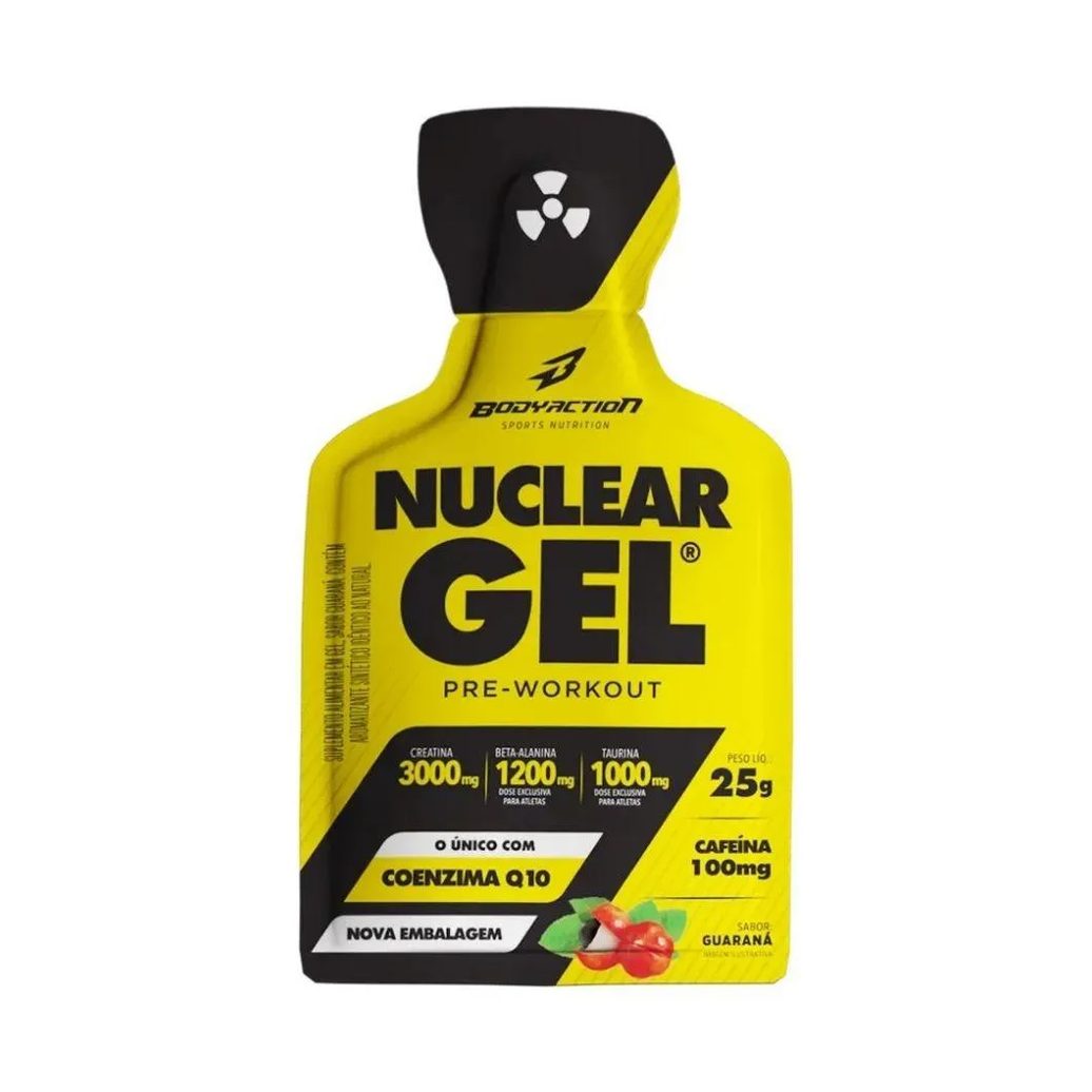 Nuclear Rush Gel Sachê (25G) - Sabor: Guaraná
