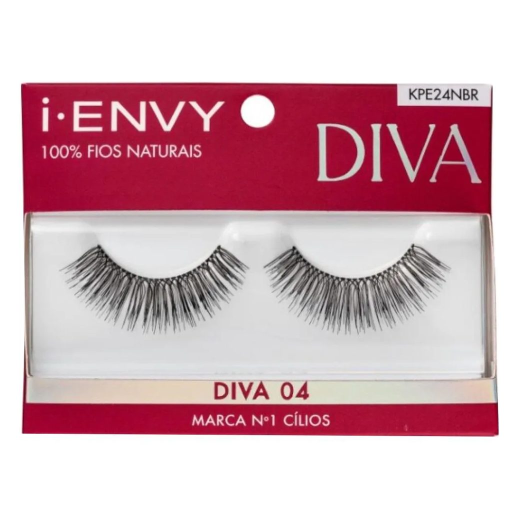 Cilios Postiços Diva 04 Fios Naturais Kiss
