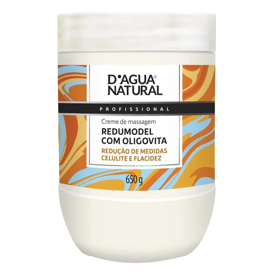 Creme de Massagem Redumodel com Oligovita 650 G Dagua Natural