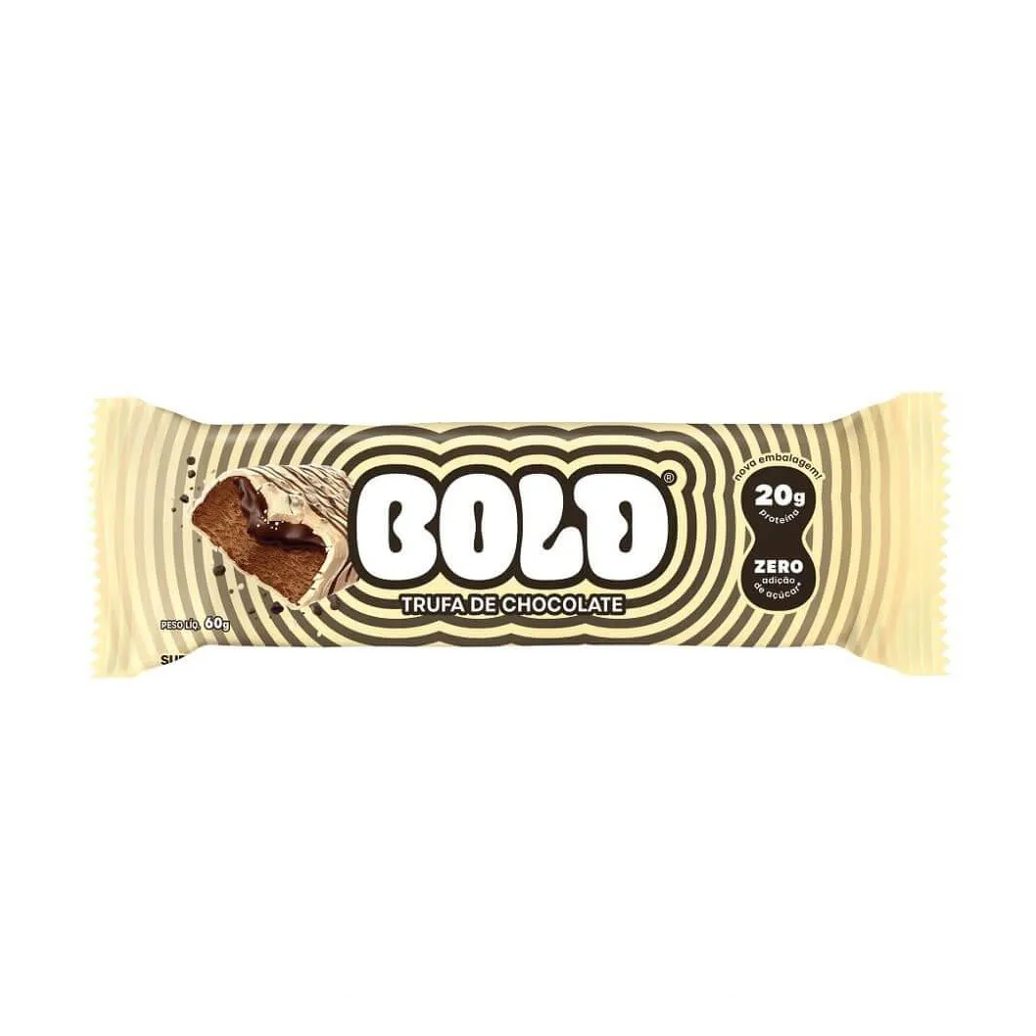 Bold Bar (60G) - Sabor: Trufa de Chocolate.
