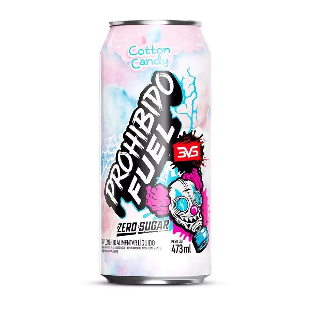 Prohibido Fuel Pré-Treino Drink (473Ml) - Sabor: Cotton Candy