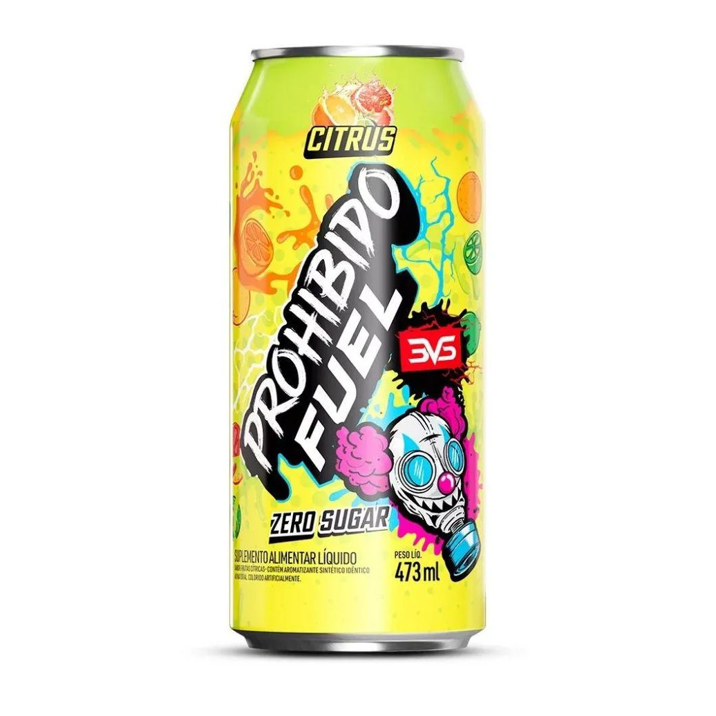 Prohibido Fuel Pré-Treino Drink (473Ml) - Sabor: Citrus