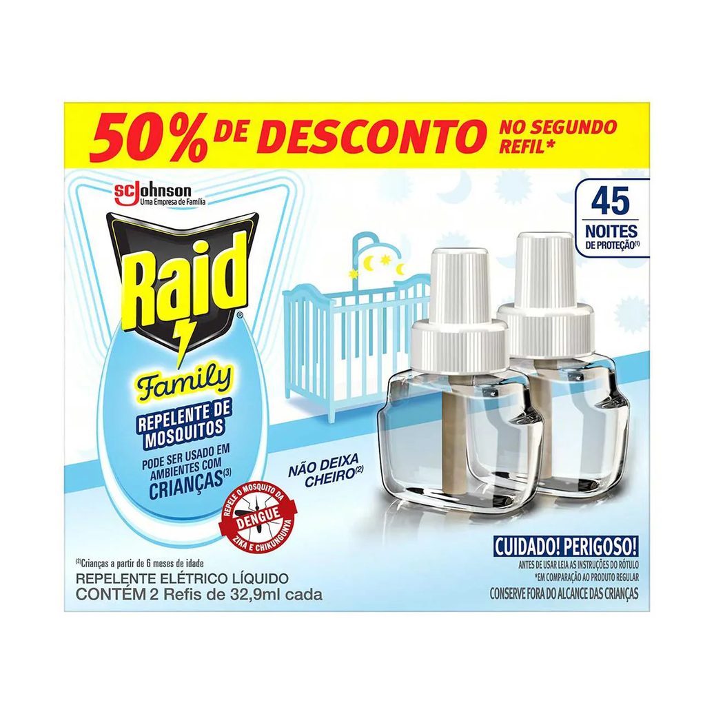 Repelente Elétrico Líquido Sbp 45 Noites Cheiro Suave Novo Aparelho + Refil
