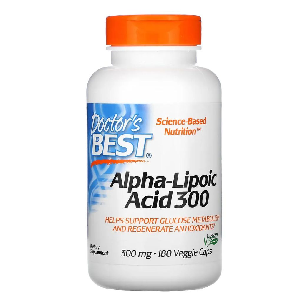 Acido Alpha Lipoico 300mg 180 Capsulas Veganas - Doctor's Best