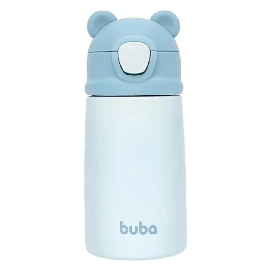 Garrafa Térmica Ursinho Azul Buba Urso
