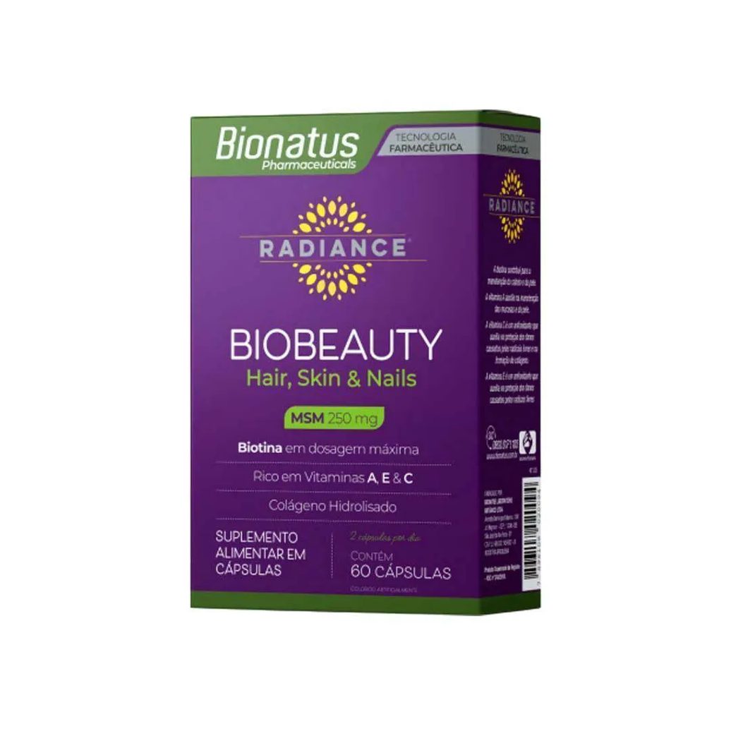 Radiance Biobeauty Bionatus 60 cápsulas