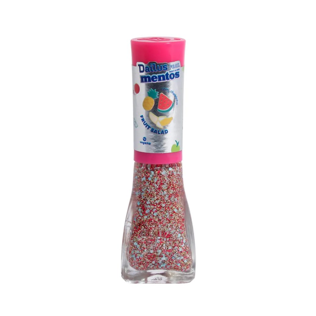 Esmalte Glitter Dailus feat. Mentos 8ml - Fruit Salad