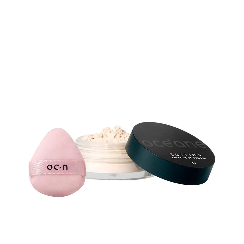 Kit Océane Edition Cover Me Up Mini Pó Translúcido e Powder Puff Rosa (2 Produtos)