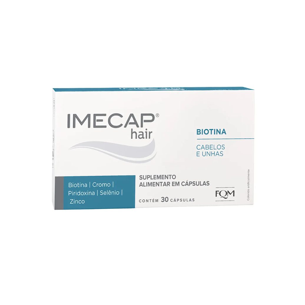 Suplemento Alimentar Imecap Hair Cabelos e Unhas 30 cápsulas
