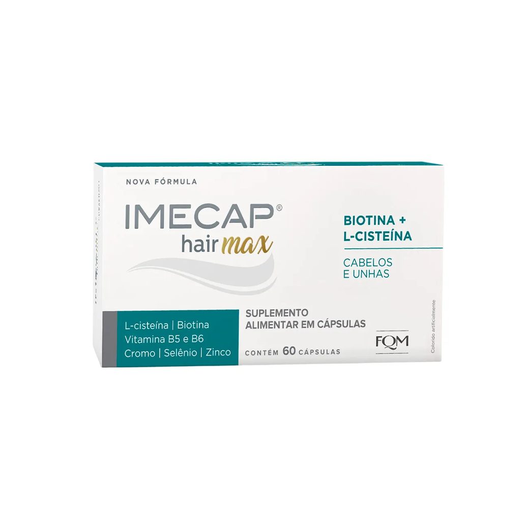 Suplemento Vitamínico Imecap Hair Max Cabelos e Unhas - 60 Cápsulas