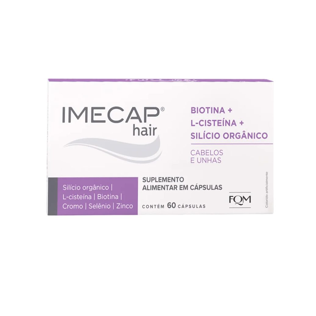 Suplemento Alimentar Imecap Hair Silício Orgânico 60 cápsulas