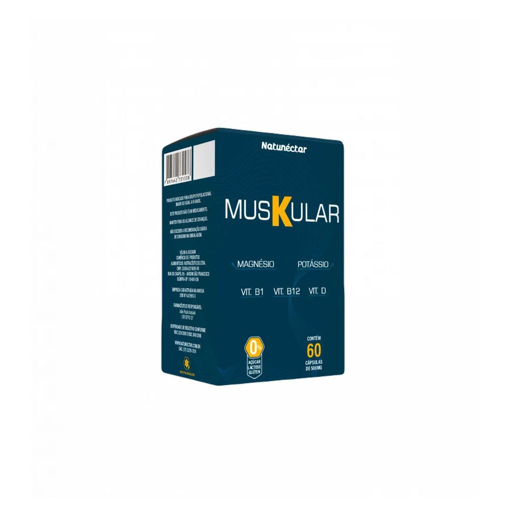 Muskular - Potássio+ Magnésio+ Vit D B1 e B12