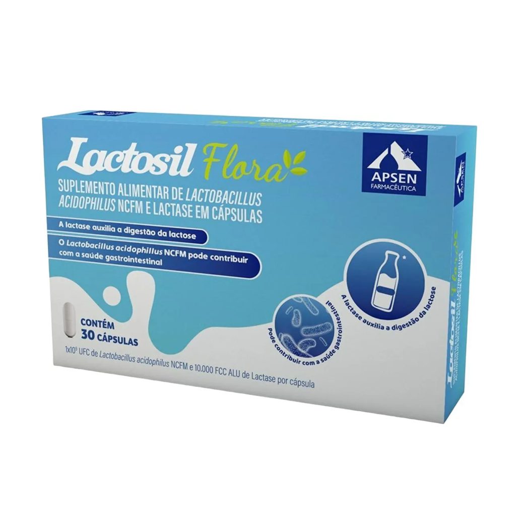 Suplemento Vitamina Lactosil Flora 30 Cps - Apsen