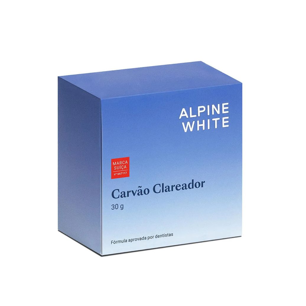 Clareador Dental em Pó Alpine White Carvão Ativado 30g