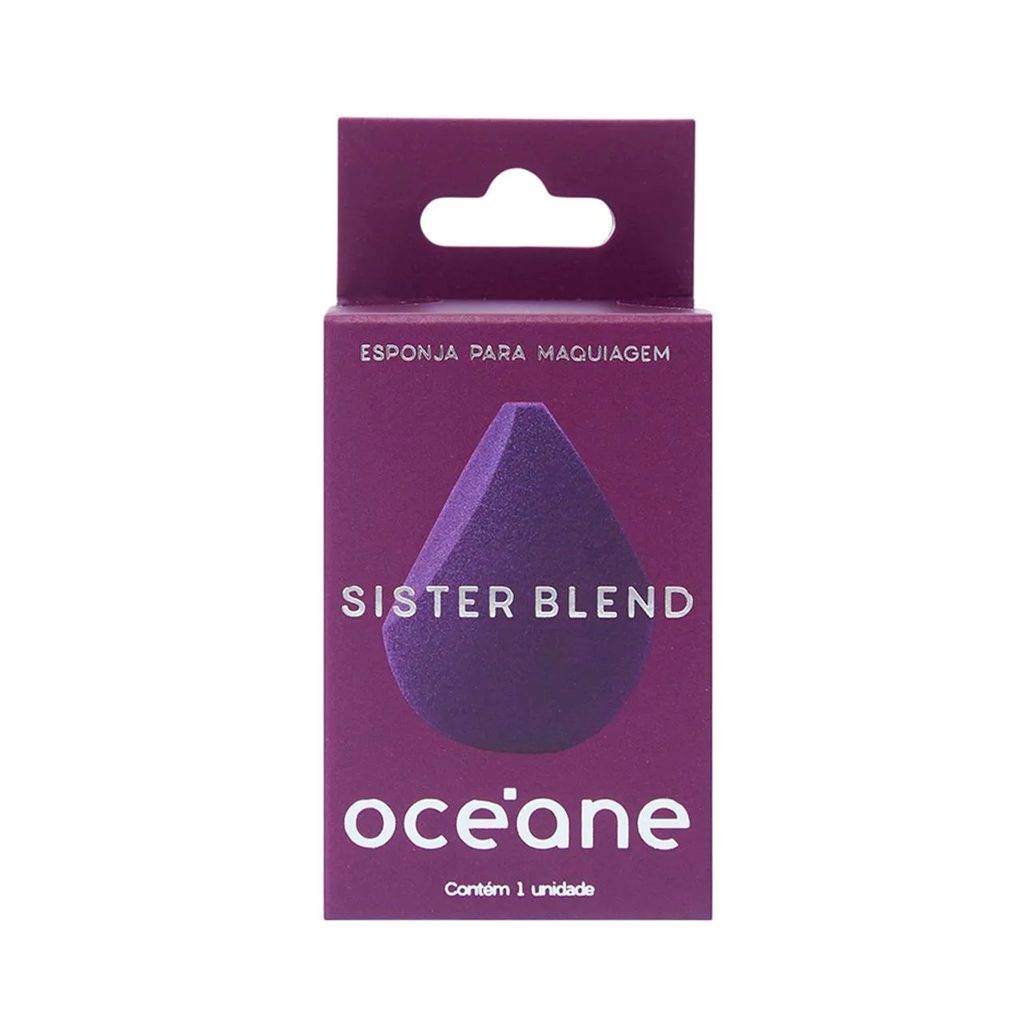 Esponja de Maquiagem Sister Blend Océane Roxo 1 unidade
