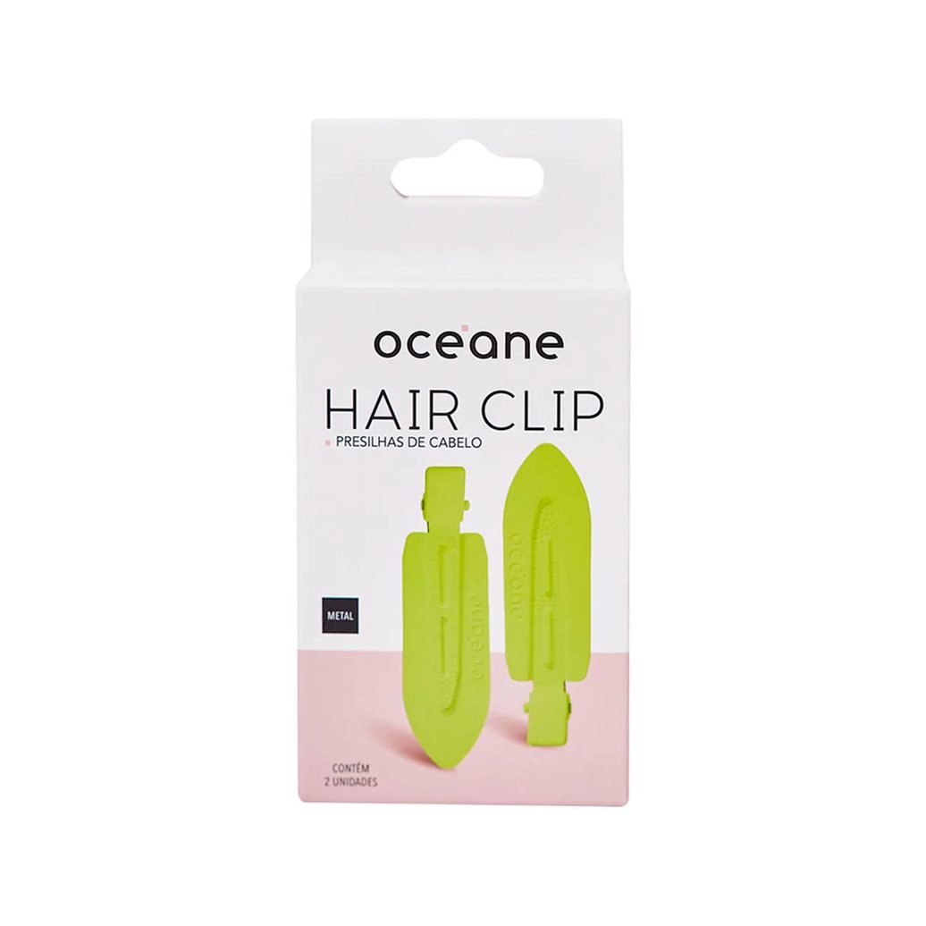 Presilhas de Cabelo Océane Hair Clip Amarelo 2 unidades