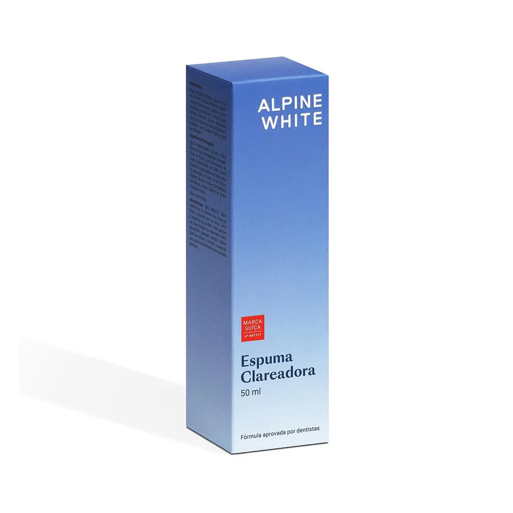 Espuma Clareadora Dental Alpine White 50ml