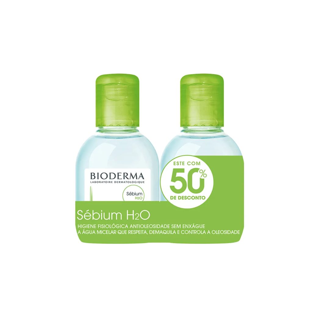 Kit Água Micelar Dermatológica Sébium H2O com 100ml + 100ml