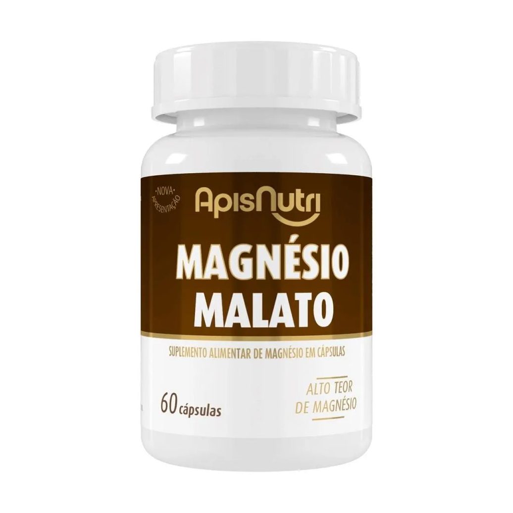 Magnésio Malato (60 Cápsulas) - Apisnutri