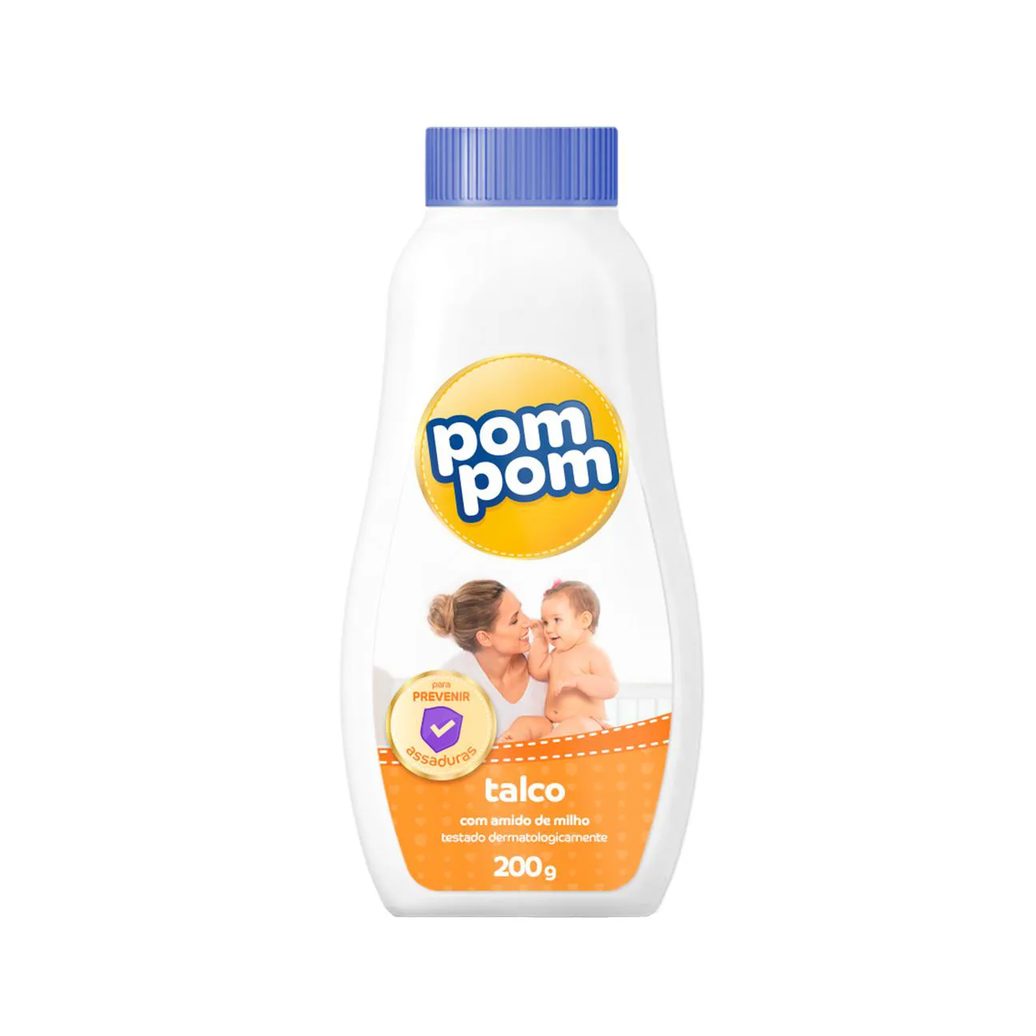 Kit Chá de Bebê Pom Pom Fralda XXG com Talco e Sabonete