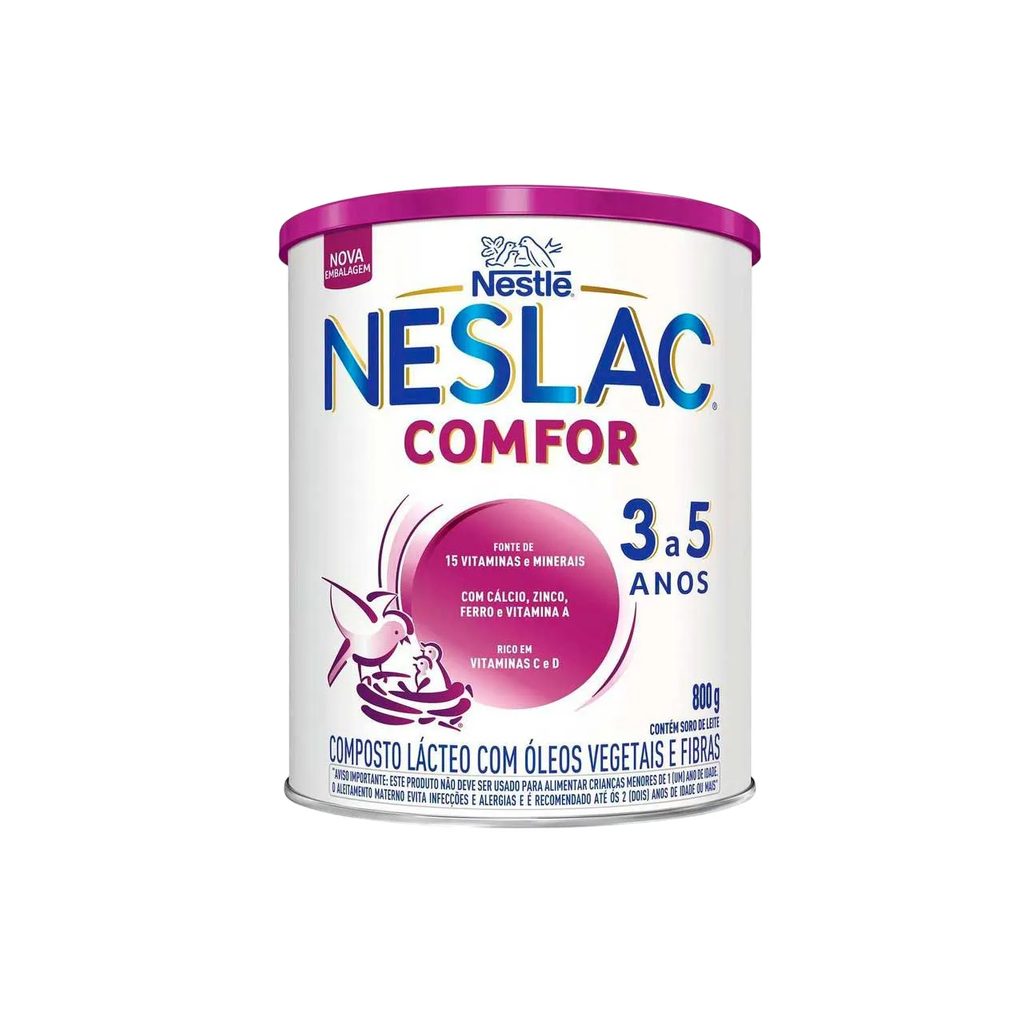 Composto Lácteo Neslac Comfor Nestlé Fase Pré-Escolar 800g