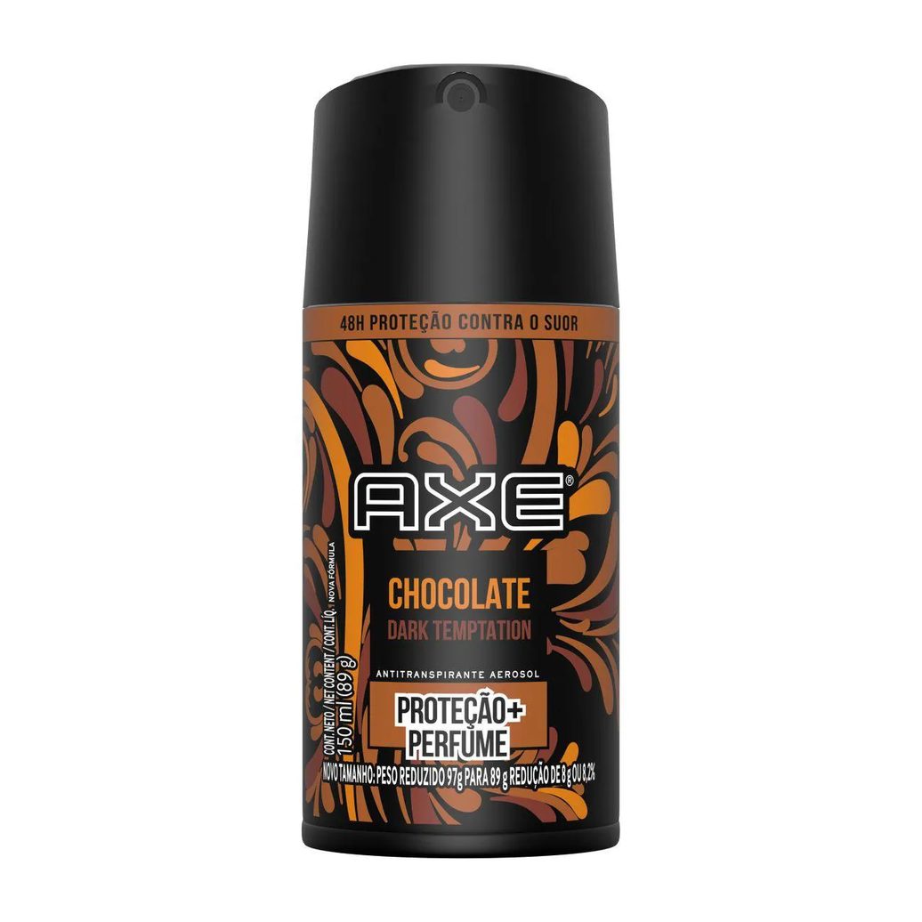 Desodorante Antitranspirante Spray Axe Dark Temptation Masculino 48h 150ml