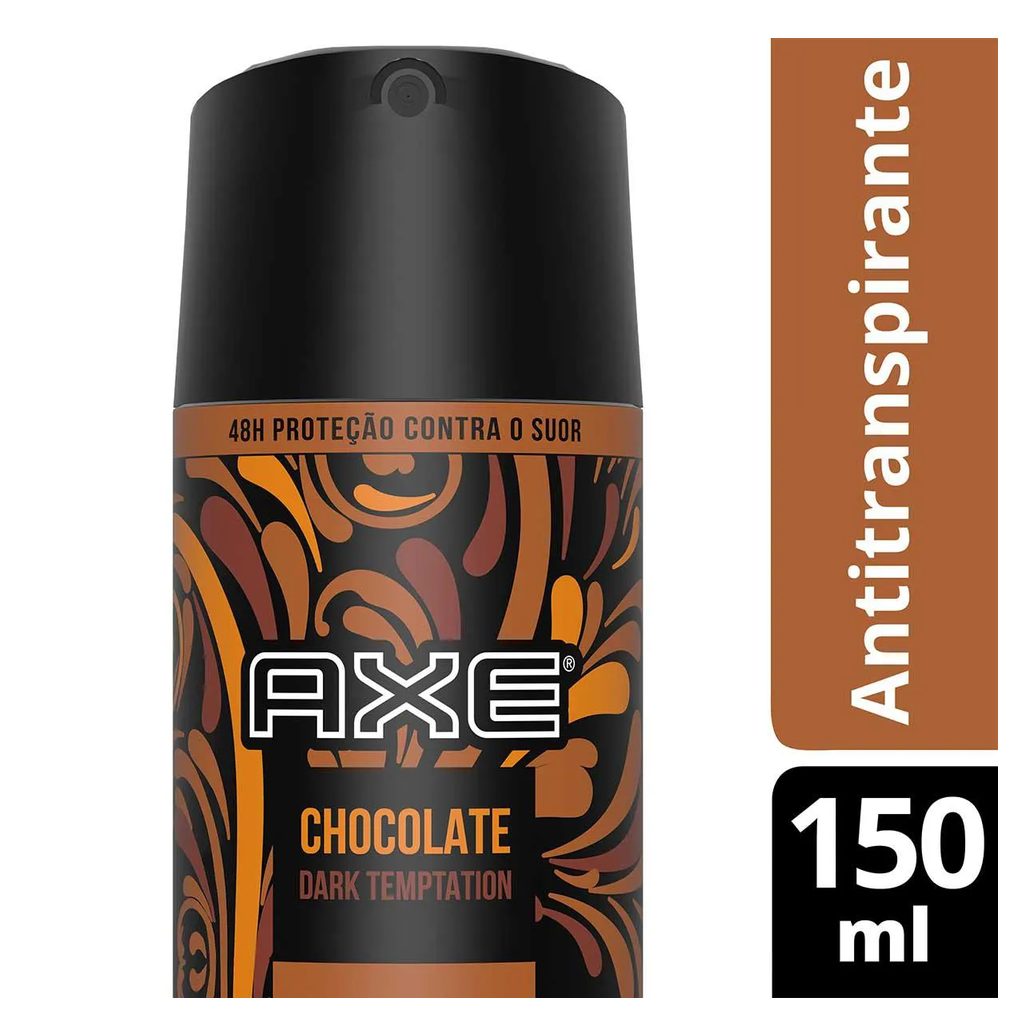 Desodorante Antitranspirante Spray Axe Dark Temptation Masculino 48h 150ml