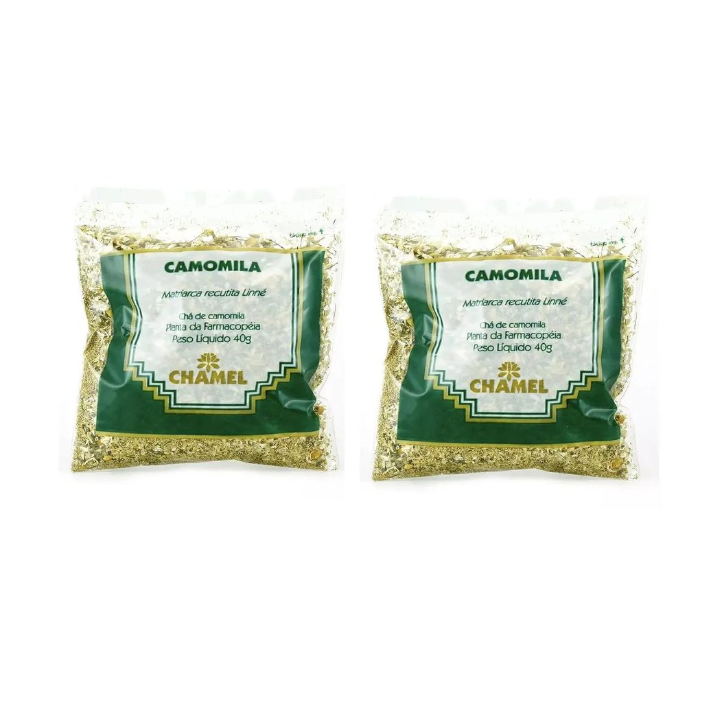 Kit 02 Pacote de Chá de Camomila 40g - Chamel