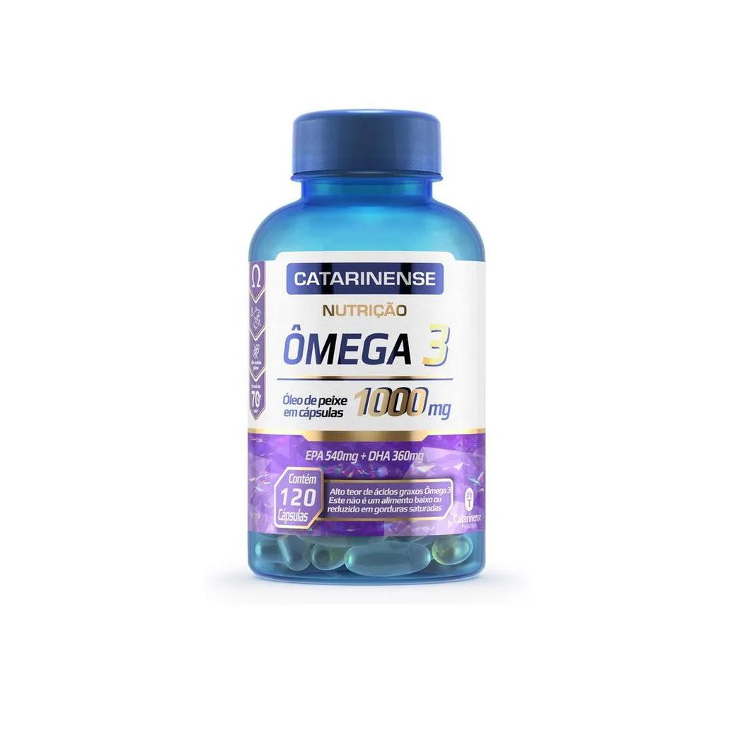 Suplemento Vitamina Ômega 3 1000mg 120 Cps – Catarinense
