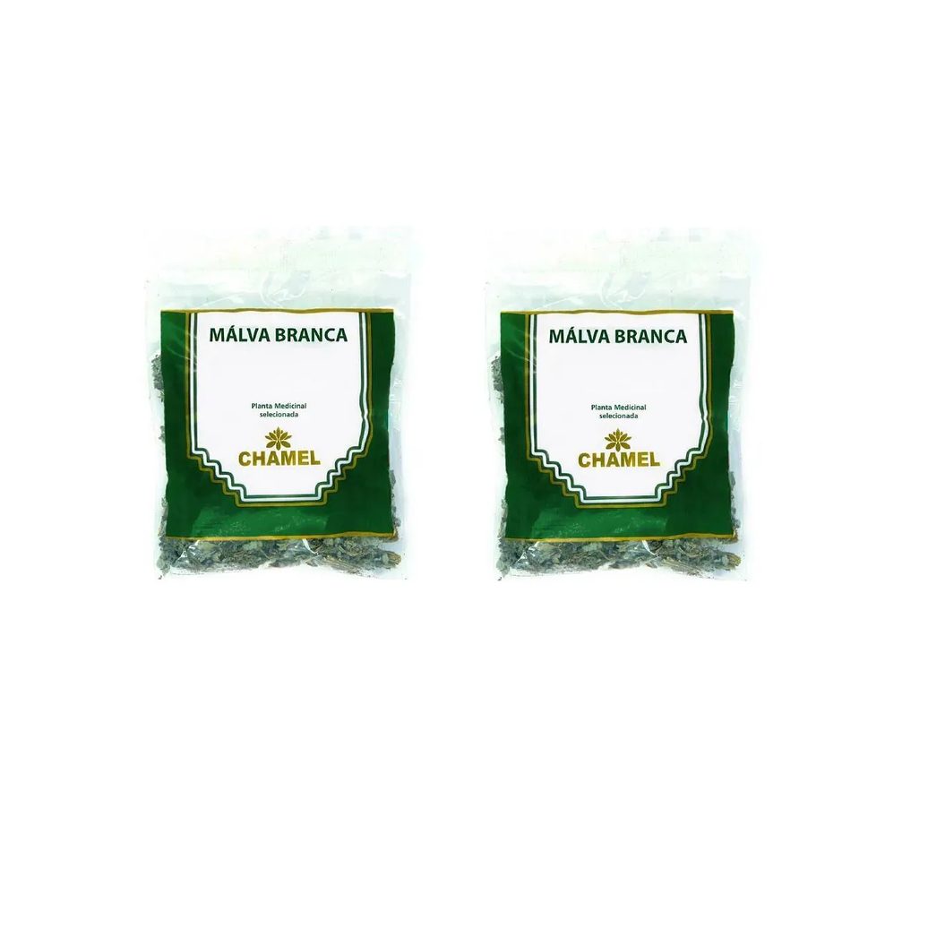 Kit 02 Pacote de Chá de Malva Branca 30g - Chamel