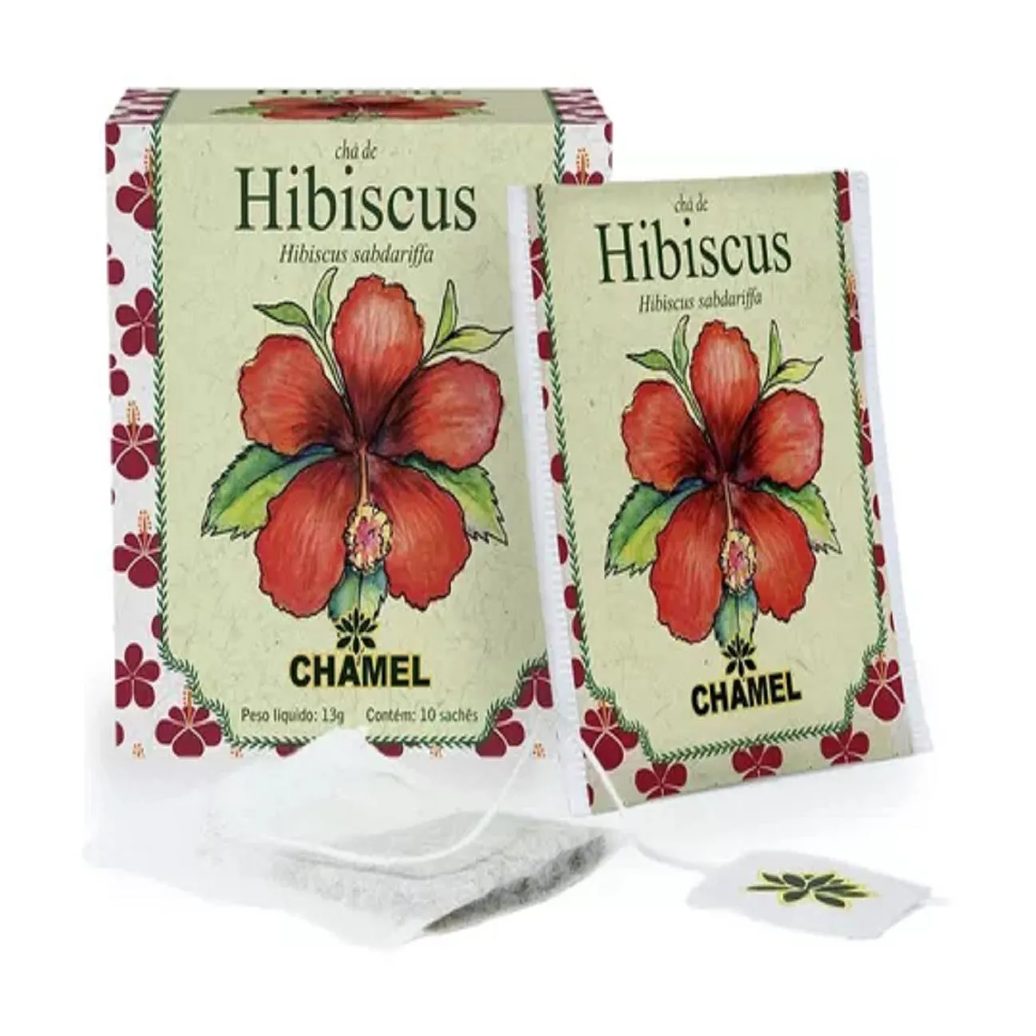 Chá de Hibiscus com 10 Sachês 13g - Chamel