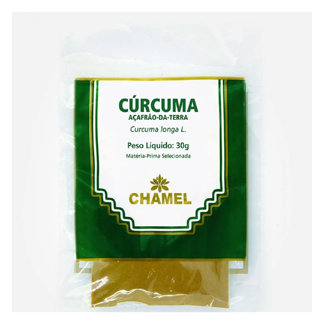 Pacote de Chá Cúrcuma 30g - Chamel