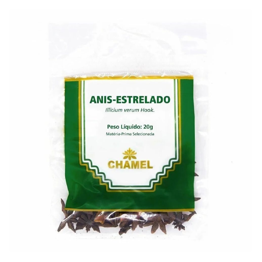 Pacote de Chá de Anis Estrelado 20g - Chamel